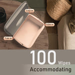 Baby Wet Wipe Warmer, Dispenser, Holder and Case - Easy Press On/Off Switch, Only Available at Amazon