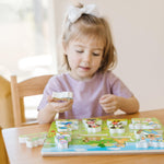Melissa & Doug Disney Mickey Mouse Wooden Chunky Puzzle – 8-Piece Disney Character Puzzle for Toddlers and Kids Ages 2+