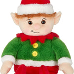 Bearington Mr. Santa Claus Christmas Stuffed Animal - 16" Kringle Plush Toy Santas with Soft Fabric, Inner Bean Bags and Floppy Body for Holiday Décor, Kids, Teens Giving