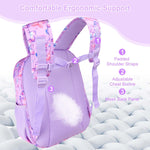 RHCPFOVR Kids Backpack for Girls - Girls Backpack 3-8 Ages Butterfly for Kids 15 Inch School Bookbag for Kindergarten Elementary School Bookbag for Girl 1st 2nd Grade