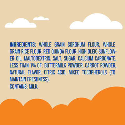 Get'ems! from Gerber Carrot Ranch Roundos Puffs Snacks, Kids Snack Made with Whole Grain Quinoa, Calcium to Support Strong Bones - 5 pack