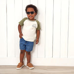 Gerber Baby and Toddler Unisex Denim Shorts, Light Blue Denim Wash, 12 Months