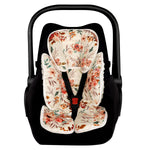 TANOFAR Infant Car Seat Head Support, Soft Baby Carseat Head & Body Support, Elephant Baby Car Seat Insert Cushion for Newborn Boys