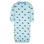 Gerber Unisex Baby Boy and Girls 4-Pack Sleeper Gown Amber 0-6 Months
