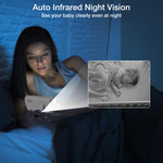 VTimes Baby Monitor with Camera and Audio - 2.4'' LCD Screen, Video Baby Monitor No WiFi Night Vision VOX Mode Pan-Tilt-Zoom Temperature Display Two-Way Audio Lullabies Feeding Alarm - 1000ft Range