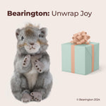 Bearington Peanut Plush Squirrel Stuffed Animal, 8.5 Inches