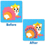 Skillmatics Foam Sticker Art Activity - Puppies, Mess-Free Fun for Kids, 800+ 3D Foam Stickers, DIY Felt Craft Kits, Gifts for Girls & Boys Ages 3, 4, 5, 6, 7
