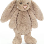 Jellycat Bashful Beige Bunny Stuffed Animal, Medium 12 inches - Rabbit and Bunny Plush Toy - Classic Children's Gift