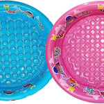 3 Rings Kiddie Pool for Toddler, 48”X12”，Kids Swimming Pool, Inflatable Baby Ball Pit Pool, Small Infant Pool (Blue)