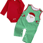 My First St Patricks Day Baby Boy Outfit Newborn Irish Shamrock Onesie Striped Waffle Pants Set Spring Clothes