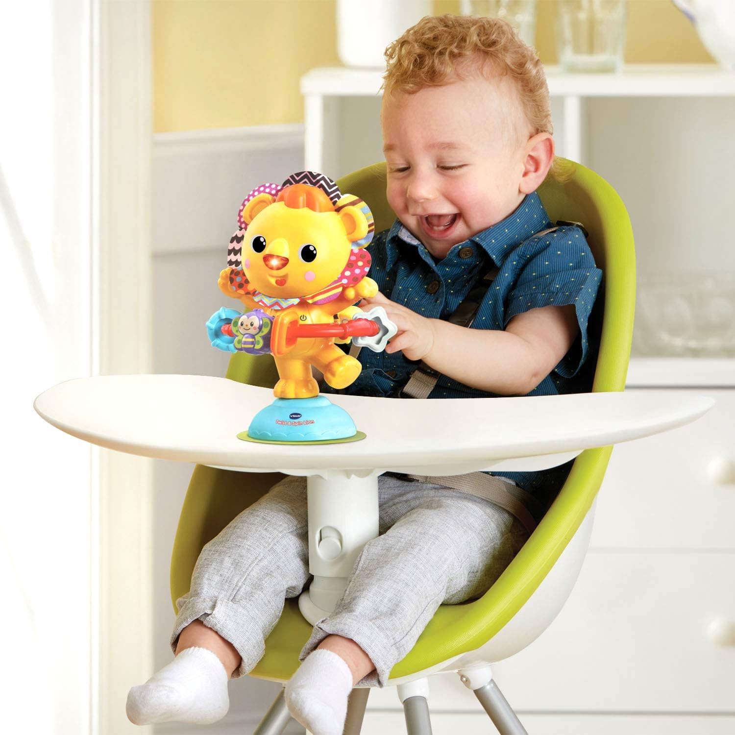 VTech Twist and Spin Lion, Yellow