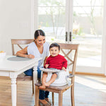 Bumbo 3-in-1 Multi-Seat for 6 to 36 Months, Travel Baby Feeding & Play Floor Seat, All-in-One Portable Booster with Tray & Toddler High Chair, Cool Grey