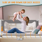 G TALECO GEAR Bed Rail for Toddlers, Stable Protective Bed Side Rails, Baby Bedrail Guard for Twin Full Queen & King Size Bed ((3 Sides for King Size) 78.74x78.74x74.8 Inch)