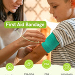 FriCARE Self Adhesive Bandage Wrap, Medical Tape in First Aid Kit, Cohesive Bandages for Wounds Sport Vet, FSA/HSA Eligible, 2 Inches X 5 Yards 6 Rolls, Rainbow