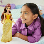 Mattel Disney Princess Toys, Belle Fashion Doll, Sparkling Look with Tiara Accessory, Inspired by the Beauty & the Beast Movie