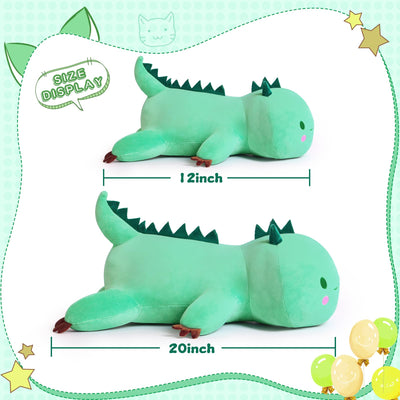 Yeqivo Dinosaur Stuffed Animals, Cute Dinosaur Plush Toys, Dinosaur Plush Soft Dino Plushie for Boys Girls Kids 50CM/19.7Inch