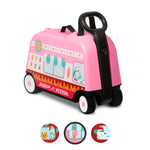 Radio Flyer 3-in-1 Happy Trav’ler Ice Cream Truck, Ride on Toy, Toddler Carry-On Storage, Ages 2-5 Years