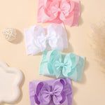 doboi 20PCS Baby Bows Baby Girl Headbands Nylon Hairbands with Ribbon Bow Handmade Elastic Baby Hair Bows Headbands for Baby Girls Newborns Infants Toddlers and Kids