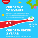Colgate Kids Bluey Fluoride Toothpaste, Bubblegum, 4 Pack, 4.6 oz