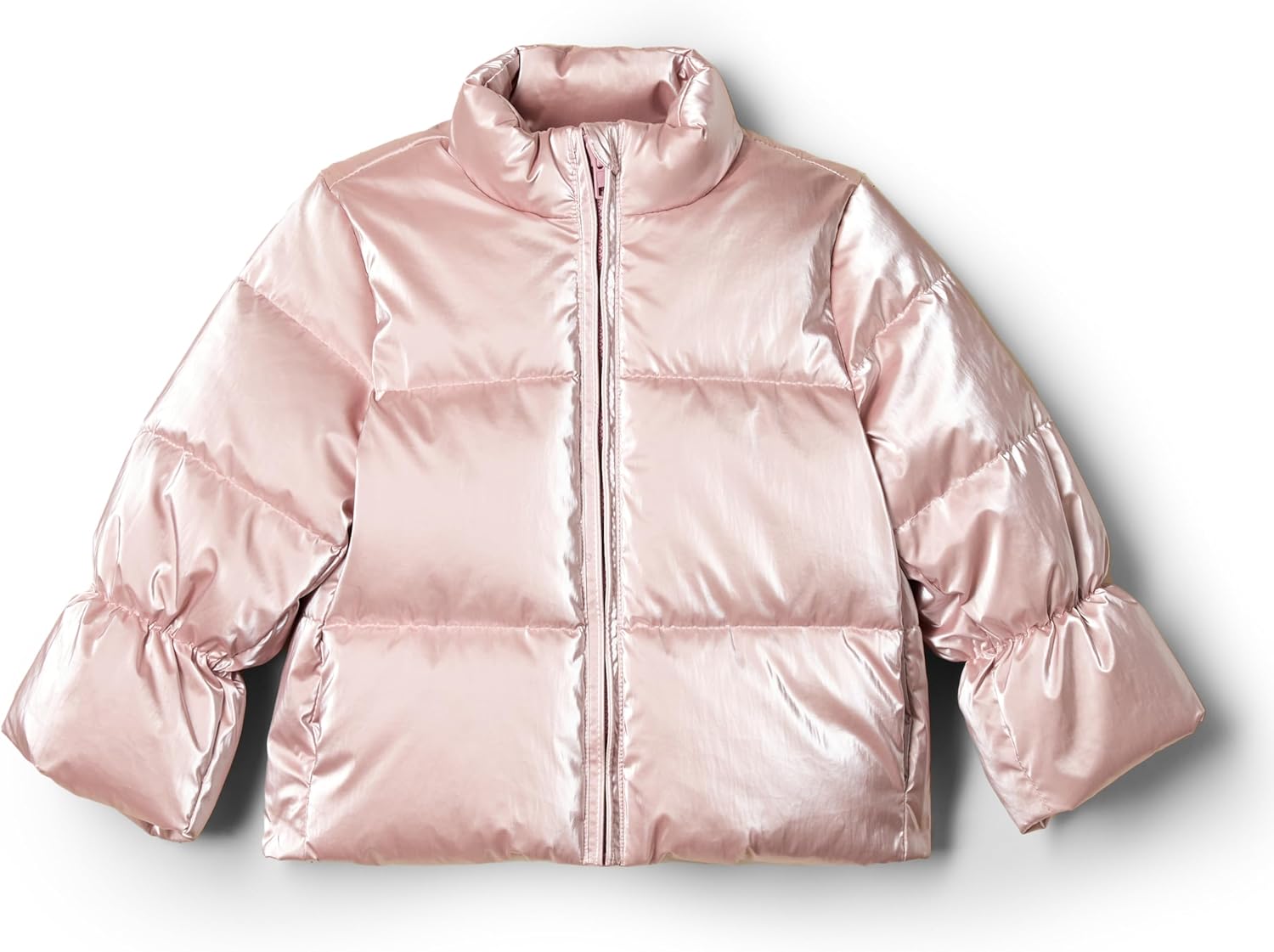 Amazon Essentials x Sofia Grainge Toddlers and Baby Girls' Taffeta Puffer Jacket