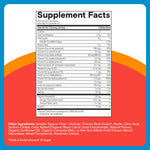 SmartyPants Kids Zero Sugar Multivitamin Gummies: Omega-3, Vitamins D, C, A, Plant-Based, Gluten Free, Strawberry Banana Flavor, 60 Count (30 Day Supply)