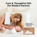 Organic Burp Cloths Baby Boy, Girl - 6-Pack Large 100% Cotton Burping Cloths for Babies, Spit Up Rags, Super Absorbent, Ultra Soft Newborn Rag, Gender Neutral, Machine Washable, Durable (Sweet Charm)