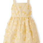 The Children's Place,Girls,Dressy Dress, Short SleeveVanilla Wafer,6