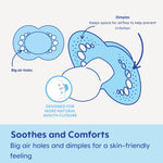 MAM Original Matte Baby Pacifiers 6-16 Months, Binky for Newborn Babies, BPA-Free Skin Soft Silicone Nipple, Easy to Clean, Developed with Medical Experts, 2 Count, with Sterilizer Case