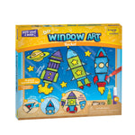 Imagimake Window Art for Kids - Rocket | Suncatcher Kits for Boys, Arts and Crafts for Ages 5-7 | Toys for Boys & Girls Ages 6-8-10-12 | Birthday Gifts for 5 6 7 8 9 10 11 12 Years Old Boys & Girls