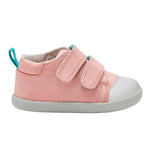 Ten Little First Walker Baby Shoes & Toddler Shoes for Boys & Girls - Lightweight, Breathable Cotton Baby Walking Shoes - Non-Slip, Wide-Feet Walking Shoes for Babies - Rose Pink, Size 5