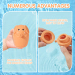 AMCHSURI Baby Bath Toys | 11PCS Mold-Free Stacking Boats & Animal Squirters | Sensory Bathtub Toys for Babies 6-12M & Toddlers 1-3Y | Water Table Pool Toys Educational Gift