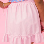 RuffleButts Girls Swim Bow Skirt Cover-Up - Pink, 2T/3T