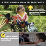 POMIKU Kids Rake and Shovel Sets, 7PCS Child Metal Gardening Tools for Real Digging-Great for Garden, Yard, Sandbox, Lawn, Camping Play, Outdoor Toys for Ages 2-4, 5-7 Years Old