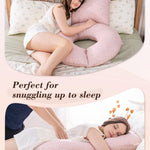 INSEN Wedge Pillow Set for Sleeping and After Surgery, Use for Acid Reflux, Reading and Relaxing, Headboard Pillow for Sitting in Bed, Pink Flower