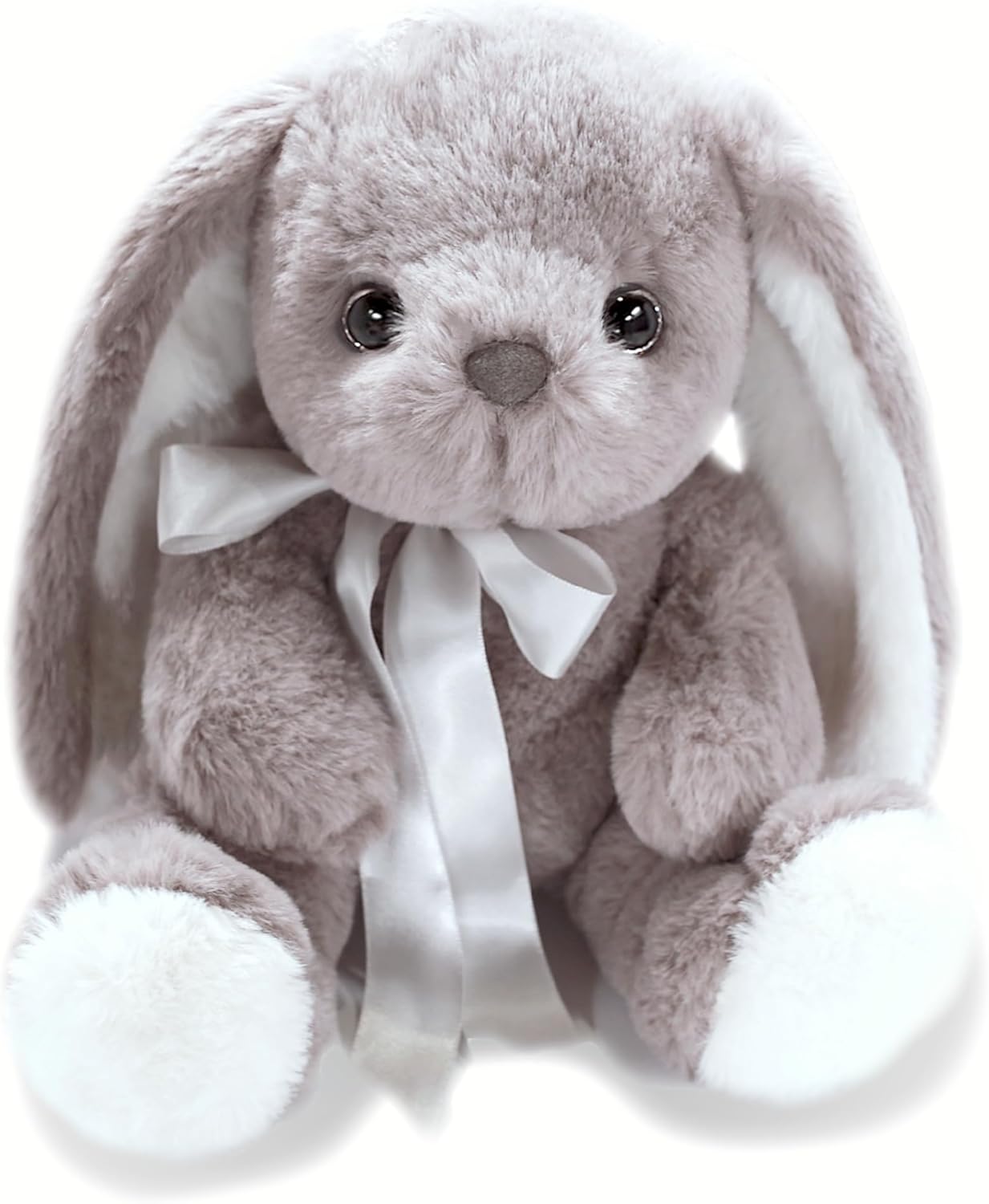 uoozii Warmable Bunny Stuffed Animal - Microwavable 12" | 2 Pounds Unscented Weighted Stuffed Animals Non-Shedding Bunny Plush Coolable & Heatable Warm Gifts for Kids & Adults