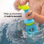 HABA Kids Bubble Bath Whisk 2 Pack - Bath Toys for Sensory Play, Motor Skill Development, Water Play and Bath Time Fun