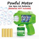 SmartYeen 8-Pack Automatic Bubble Gun,Bubble Machine Blower Outdoor Toys for Toddlers Ages 1-8 Gifts Wedding Party Favors