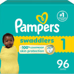 Pampers Baby Diapers - Swaddlers - Size 0, 84 Count, Ultra Absorbent Disposable Newborn Diaper