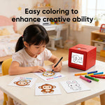 JUMP HERO Smart AI Voice Sticker Maker Machine,Mini Sticker Printer for Kids, Inkless Portable Thermal Sticker Printer Box with Photo Printing, DIY Label Maker for Scrapbooking, Crafts, Gift Wrapping