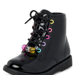 The Children's Place,Baby Girls and Toddler Lace Up Combat Boots,Toddler,4