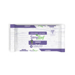 Package of Simpleaf lavender wipes on a white background