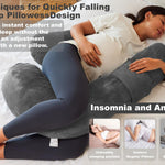 Pregnancy Pillows for Sleeping, Detachable and Adjustable with Pillow Cover, Maternity Body Pillow for Adults, Support for Back, Legs, Belly, HIPS and Pregnancy Must Haves Grey