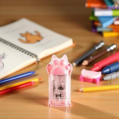 Cute Cat Paw Pencil Sharpener Kawaii School Supplies Student Prize Kids Gift Kawaii Pencil Sharpener Supplies for Kids Girls Cat Lovers Office School Home Pencil Sharpeners