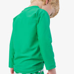 RUGGEDBUTTS® Baby/Toddler Boys Long Sleeve Rash Guard Swim Shirt w/UPF 50+ - Bright Green, 3-6m