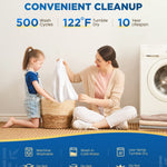 Premium 100% Waterproof King Mattress Protector Breathable Cooling 3D Air Fabric Cover Smooth Soft Hypoallergenic Noiseless Bed Cover Machine Washable Vinyl Free, 8-21'' Deep Pocket