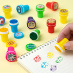 DMIGHT Jungle Safari Party Favors 20 PCS Wild Animals Stamps for Kids Birthday Gifts, Zoo Animal Stamps for Kids, Self Inking Stamps
