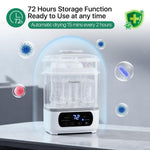 Freebaby Baby Bottle Steamer and Dryer,All-in-One Sterilizer and Dryer for All Baby Bottle,Bottle Sanitizer for Pacifiers&Breast Pump Parts, with LED Screen and Auto-Off