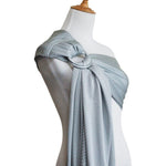 Vlokup Baby Water Ring Sling Carrier | Lightweight Breathable Mesh Baby Wrap for Infant, Newborn, Kids and Toddlers | Perfect for Summer, Swimming, Pool, Beach | Great for Dad Too Light Gray