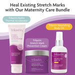 TriLASTIN Maternity Stretch Mark Prevention Cream - Paraben-Free, Hypoallergenic, and Safe for Pregnancy - Stretch Mark Formula for Pregnant Women - 4 Oz Belly Cream for Pregnant Women