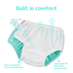 HECCEI Baby Swim Diapers (Green, 12-18 Months)